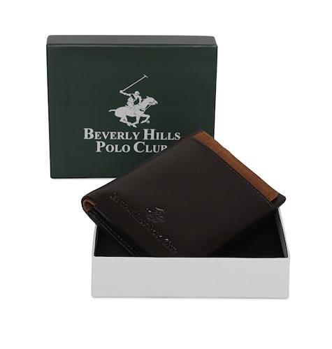 Men Textured Two Fold Wallet